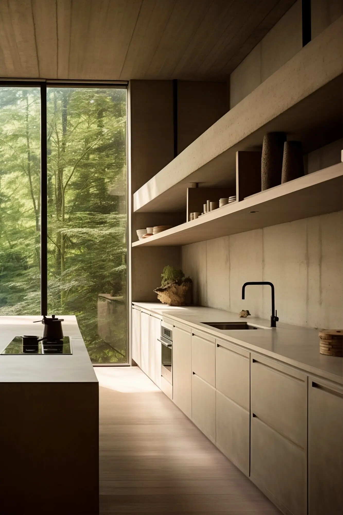 Moderne Innenraumgestaltung der Küche